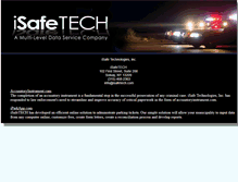 Tablet Screenshot of isafetech.com